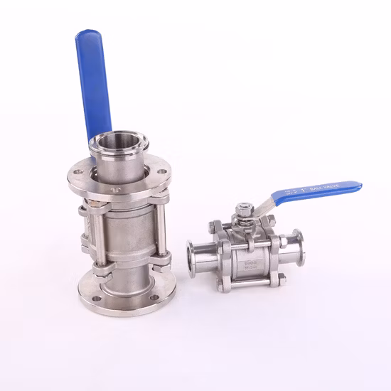 3PC ステンレス鋼手動真空ボールバルブ Kf/CF