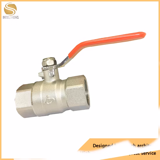 1 インチ PTFE シール DN25 メスフルボア鍛造 Cw617n 真鍮ウォーターボールバルブ